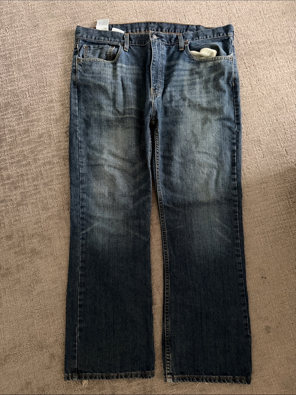 Levi's Men's Faded Blue Straight Jeans